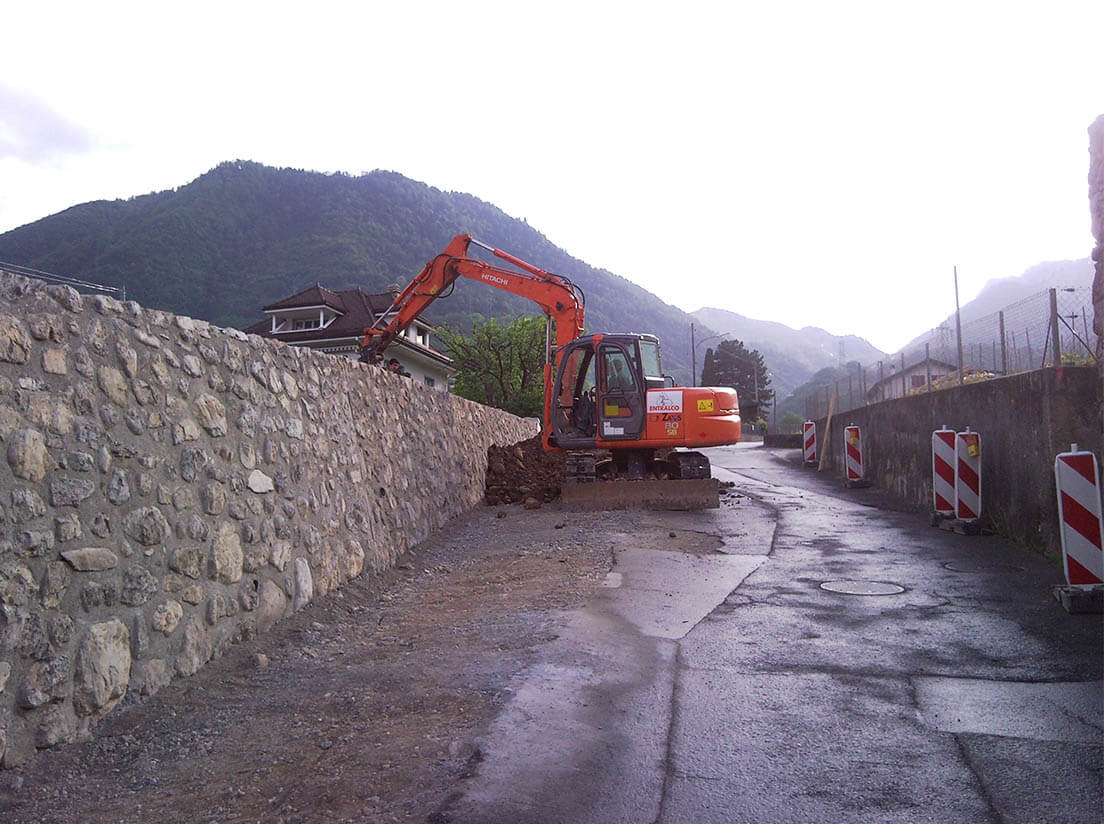 Villeneuve reconstruction mur